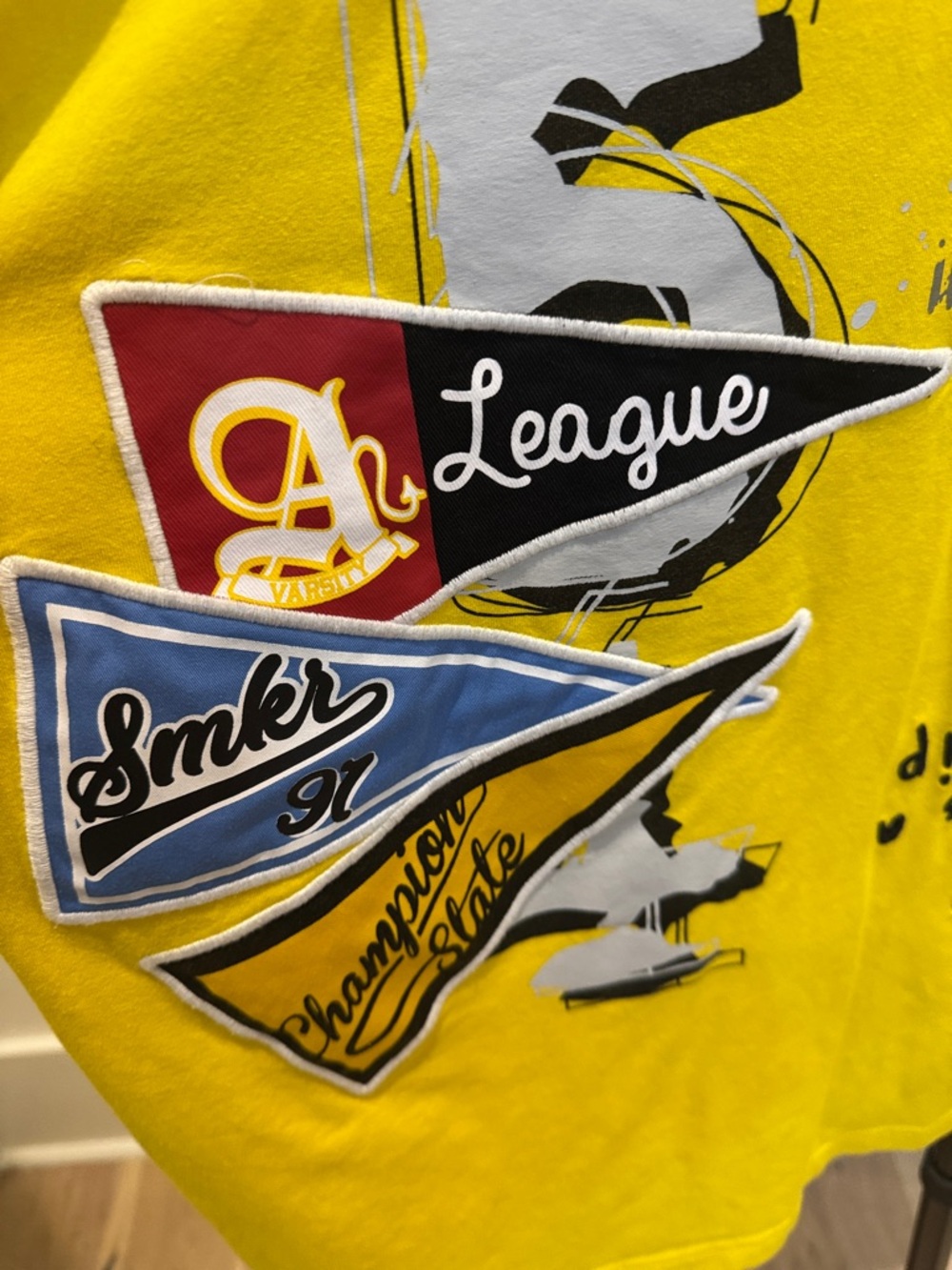 Yellow Graphic Short Sleeve Tee - Picture 5 of 5